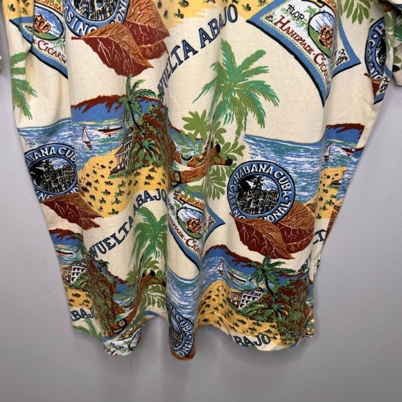 Kahala Hawaiian Islands Havana Cuba Cigar Tabacco Caribbean 100% Cotton Size XL - Picture 7 of 9